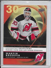 2008-09 Upper Deck McDonald's Martin Brodeur Superstar Spotlight # IS14