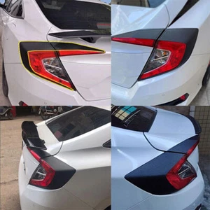 Lámpara trasera de fibra de carbono cubierta de luz trasera pegatina para Honda Civic 2016-2021 - Imagen 1 de 8
