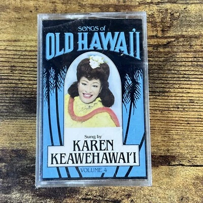 Karen Keawehawai'i Volume 4 Songs of Old Hawaii Cassette Tape New Sealed 1990 - Image 1 of 4