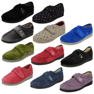 Ladies Padders Camilla Memory Foam Wide Fitting Slippers