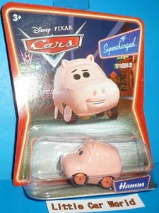 Disney Pixar Film The World of Cars Hamm Piggy Bank Supercharged Card HTF - Picture 1 of 3