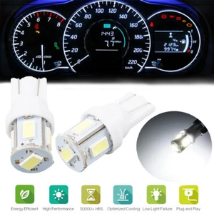 10x T10 192 168 Bombillas LED Blancas Estacionamiento Coche Funcionamiento Diurno Luz de Placa - Imagen 1 de 10