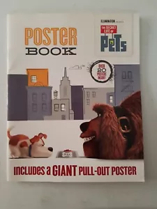 Book - The Secret Life Of Pets Poster Book 2016 PB Giant Pull-Out + Over 20 - Picture 1 of 5
