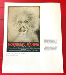 Nosferatu The Vampyre Klaus Kinski Movie/Film Poster Art PICTURE/PRINT 12"x 9.5" - Imagen 1 de 4
