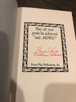Gordie Colleen Howe Book and... Howe Auto Signed Hardcover Detroit Red Wings JSA - Image 1 of 3