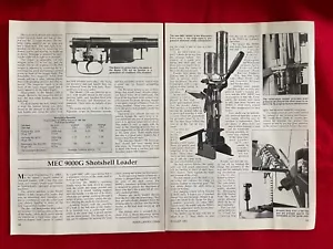 Magazin Artikel/Druckanzeige MEC 9000G Shotshell ReLoader 1991 Details Betrieb - Bild 1 von 3