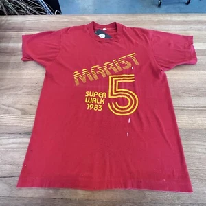 VTG 80s 90s Coca-Cola “Coke Is It” T-Shirt Single Stitch Marist Super Walk 1983 - Picture 1 of 6