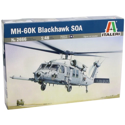 ITALERI 1:48 KIT ELICOTTERO MH-60K BLACKHAWK SOA  LUNGHEZZA 31,7 cm    ART 2666 - Immagine 1 di 1