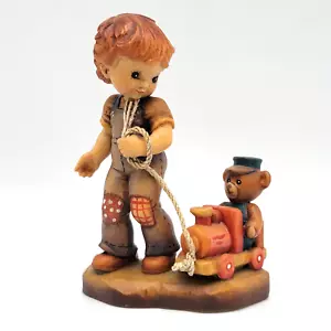Anri Italy All Aboard figurine 4" Signed Sarah Kay Limited Edition 530/4000 - Picture 1 of 8
