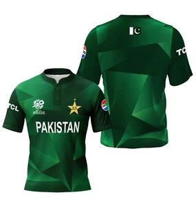 New Pakistan Cricket T20 World Cup Jersey / Shirt 2024 for Men's - Picture 1 of 3