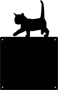 Cat #02 Magnetic Memo/ Bulletin Board - Made in the USA - Picture 1 of 2