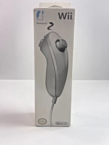 Nintendo Wii White Nunchuck Controller OEM Official New In Open Box - Picture 1 of 7