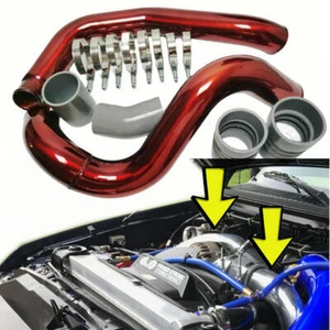 Intercooler Pipe Kit for 2003-2007 Ford F250 F350 6.0L Powerstroke Diesel Red - Picture 1 of 23
