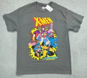 X-Men 97 Shirt Adult Large Gray Graphic Tee Marvel Wolverine Magneto New w/ Tag - Picture 1 of 12