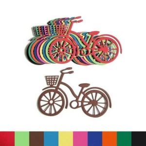 10 Découpes en papier _ VELO BICYCLETTE 8X5,5cm _ Die cut scrapbooking carterie  - Imagen 1 de 17