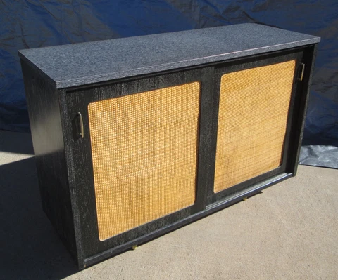 Vintage Holman Furniture Buffet Credenza Mid Century Danish Modern Cover