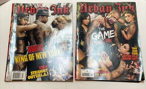 Urban Ink Magazine. BLACKMEN #97 Busta King Of NY and #52 The Game R.E.D. Ink - Picture 1 of 10