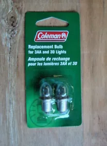 COLEMAN KRYPTON 3.6Volt-0.75Amp Bulb  Twin Pack  for Coleman 3AA and 3D lights - Picture 1 of 5