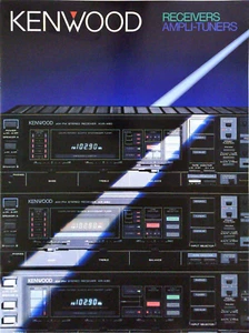 Vintage Kenwood Receivers Sales Brochure Specification Sheets Printed in Japan - Picture 1 of 3
