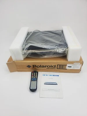 Gravador de DVD player Polaroid DRA-01601A recondicionado instruções remotas 160GB - Imagem 1 de 4