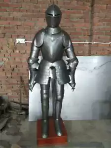 Medieval 18 ga Plate Armor Knight Full Body Armor Suit Battle Ready Suit - Picture 1 of 2