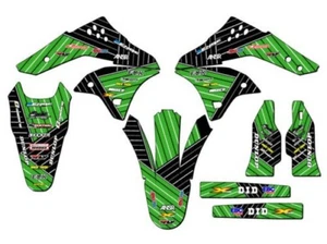 2006-2008 KX 250F RACE SERIES Green Senge Graphics Kit Compatible with Kawasaki - Picture 1 of 4