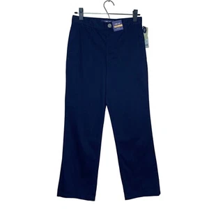 Cherokee Ultimate School Uniform Khaki Pants Navy Blue Nanotex Reinforced Boy 12 - Picture 1 of 9