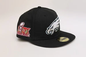 Philadelphia Eagles New Era 9fifty NFL Super Bowl LIX 59 Saquon Barkley sz 7 3/8 - Picture 1 of 8