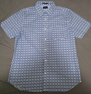 Camisa abotonada con cuello elástico medio Ben Sherman para hombre - Imagen 1 de 5