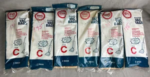 x6 DVC Brand Disposable Vac Bags for Hoover Vacuum Type C 4 Pack (24 Total) - Picture 1 of 4
