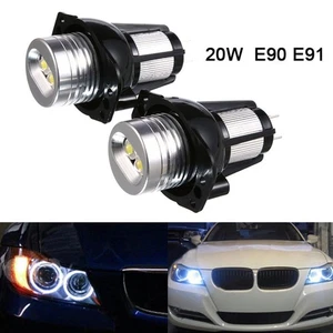 Headlights Angel Eyes Light Bulb For BMW E90 E91 2005-2008 Parts Car Portable - Picture 1 of 8