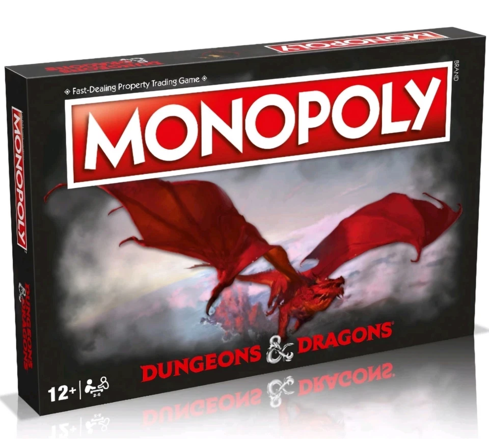 Dungeons & Dragons Monopoly Limited Edition Family Property Dealing Board Game - Image 1 of 1