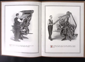 1911 Three Magazine Quick Change Linotype Model 8 Catalog Mergenthaler Linotype - Imagen 1 de 10