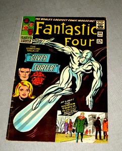 1966 MARVEL COMICS FANTASTIC FOUR NR.50 - ICONIC SILVER SURFER COVER - - Bild 1 von 13