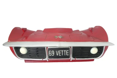 Corvette 1969 flotante 3D estante de exhibición de pared cinturón solar 69 Vette decoración de autos musculosos Foto 1 de 4