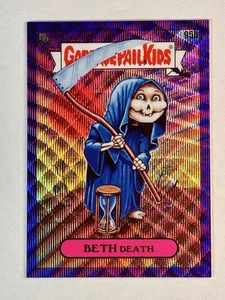Gpk 2020 Chrome Series 3 Beth Death ~Purple Wave Refractor~ #160/250 💀☠️ #95b - Bild 1 von 3