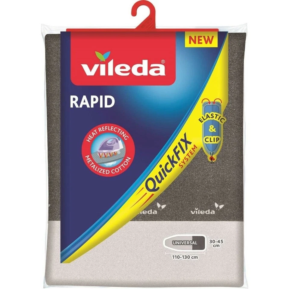 Bügelbrettbezug Vileda Rapid Quick fix 135 cm Grau - Bild 1 von 1