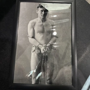 12 X 18 Inch Framed Harry Houdini Picture - Picture 1 of 2