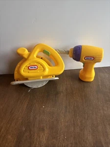Posten (2) Little Tikes Spielzeug Werkzeuge Kreissäge und Bohrmaschine - Bild 1 von 5