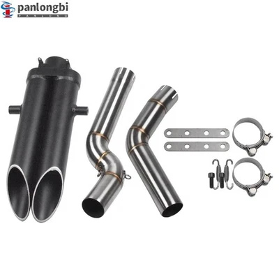Tubo de escape de enlace medio + silenciador Fit Honda CBR1000RR 2004-2017 para motocicleta Foto 1 de 4