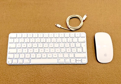 Apple Magic Keyboard 2 con Touch ID e Apple Magic Mouse blu blu iMac 24 - Immagine 1 di 3