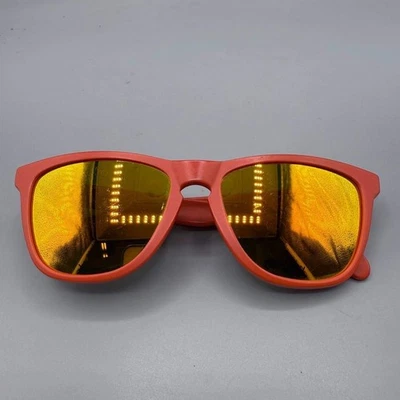 Oakley Frogskins Sunglasses Orange 24-344 55-17 - Image 1 of 4