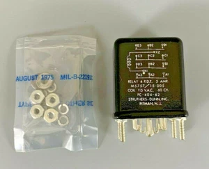 STRUTHERS-DUNN M5757/15-005 ELECTROMAGNETIC RELAY 28VDC & 115VAC COIL 115V 5A - Picture 1 of 11