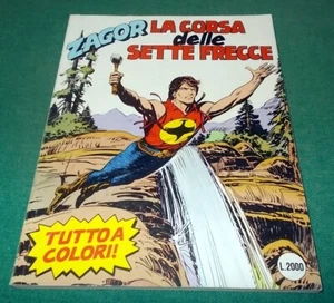 ZAGOR ZENITH Nr. 351 Zagor 300 Farben "La Corsa delle Sette Frecce" Bonelli 1990 - Bild 1 von 2
