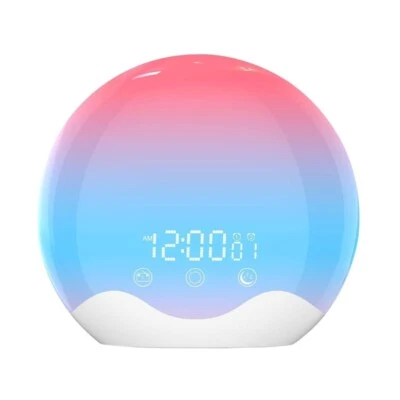 Digital Wake Up Light With 12-Color Simulates Sunrising Lamp For Natural Awake - Image 1 of 4