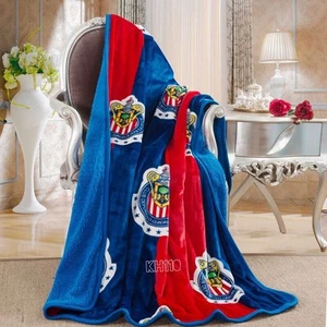 "Manta de lujo sherpa Chivas de Guadalajara 50""x 60" - Imagen 1 de 2
