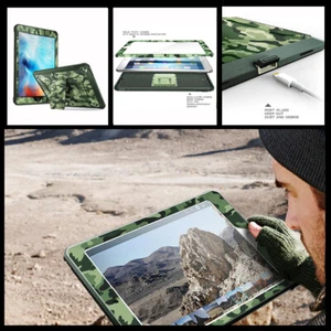 For iPad 9.7 2018/2017 Case, SUPCASE UB Pro Camo Full Cover w/ Screen Protector - Picture 1 of 8