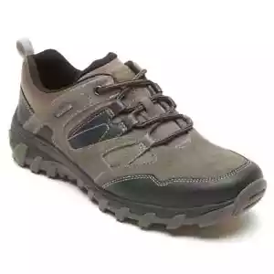 NEW Mens ROCKPORT COLD SPRINGS PLUS LOW TIE Breen WATERPROOF LEATHER Shoes - Picture 1 of 12