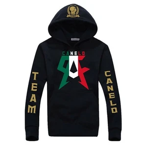 ┥ EQUIPO CANELO Sudadera con Capucha Bandera de México Álvarez Campeón de Boxeo Adultos Suéter Unisex - Imagen 1 de 3