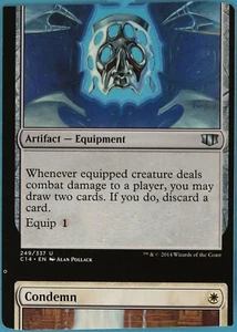 Condemn / Mask of Memory Commander 2014 NM Uncommon Misprint Miscut (m17077) - Picture 1 of 2